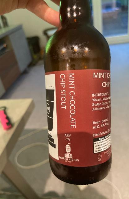 Mint Chocolate Chip Stout 6.0%, North Riding Brewery, England