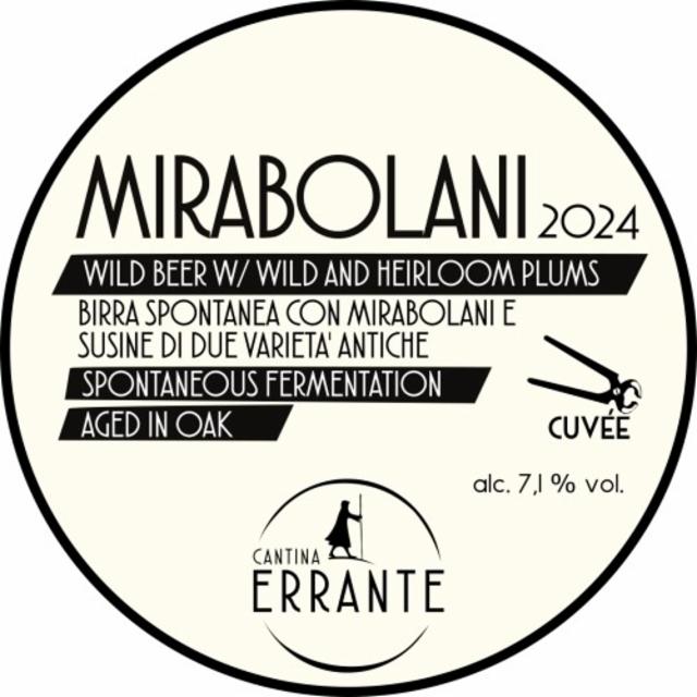 Mirabolani 2024 7.1%, Cantina Errante, Italy