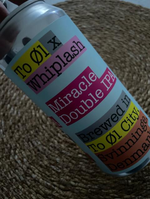 MIRACLE DOUBUL IPA 8.3%, To Øl, Denmark