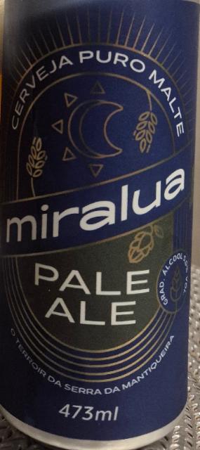 Miralua Pale Ale 5.0%, MiraLua, Brazil