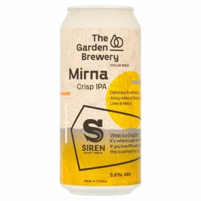 Mirna (Collab Siren Craft Brew) 5.8%, The Garden Brewery, Croatia