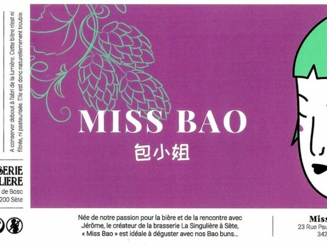Miss Bao 4.8%, Brasserie La Singulière, France