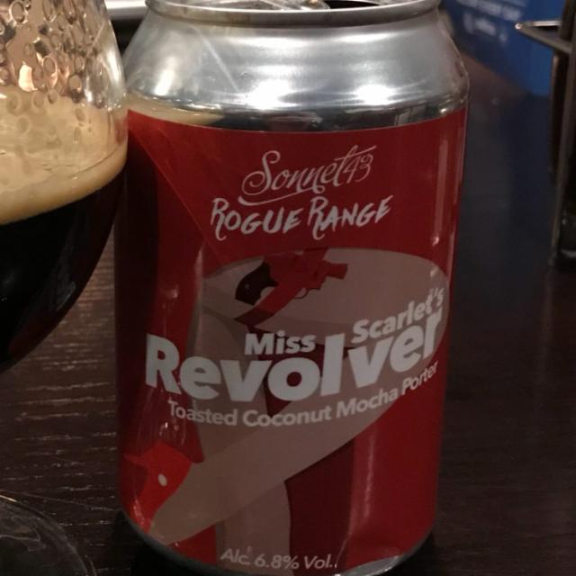 Miss Scarletts Revolver 6.8%, Sonnet 43 Brew House, England