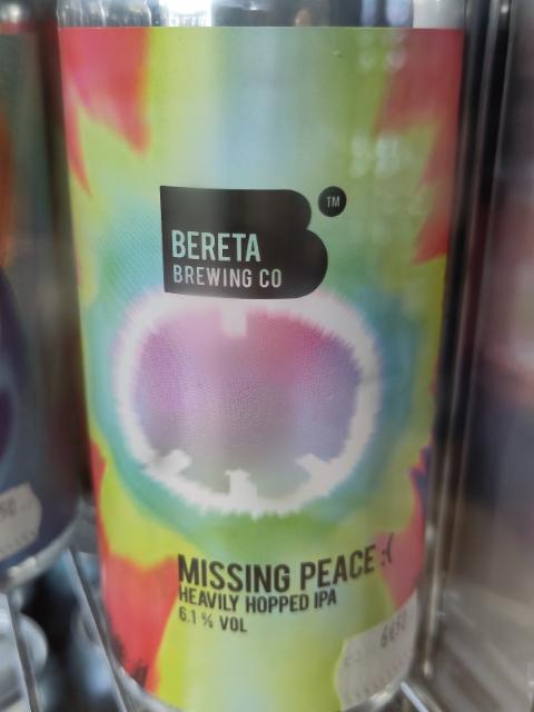 Missing Peace 6.1%, Bereta Brewing Co, Romania