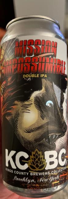 Mission Impossumible 8.0%, Kings County Brewers Collective KCBC, United States