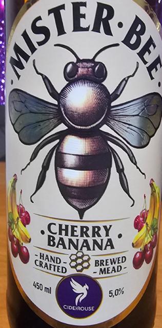 Mister Bee cherry banana 5.0%, Cider House, Russia