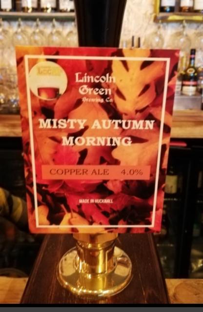 Misty Autumn Morning 4.0%, Lincoln Green Brewing, England