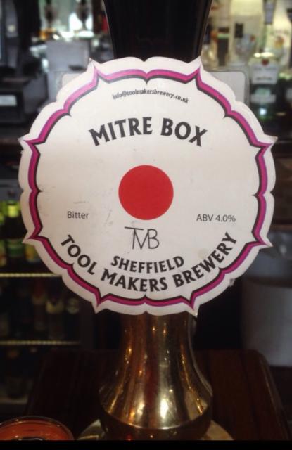 Mitre Box 4.0%, Toolmakers Brewery, England