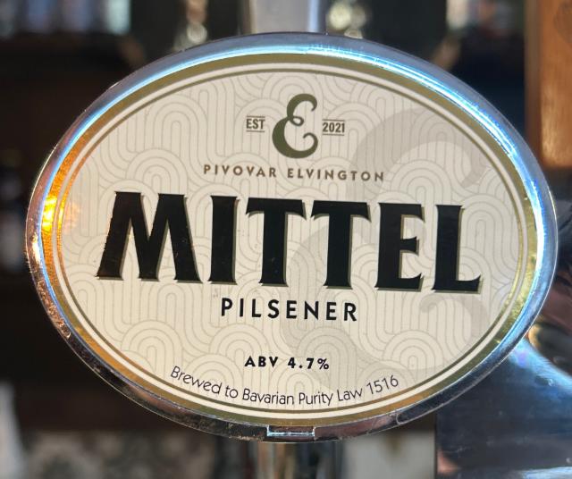 Mittel Pilsener 4.7%, Pivovar Elvington Brewery, England