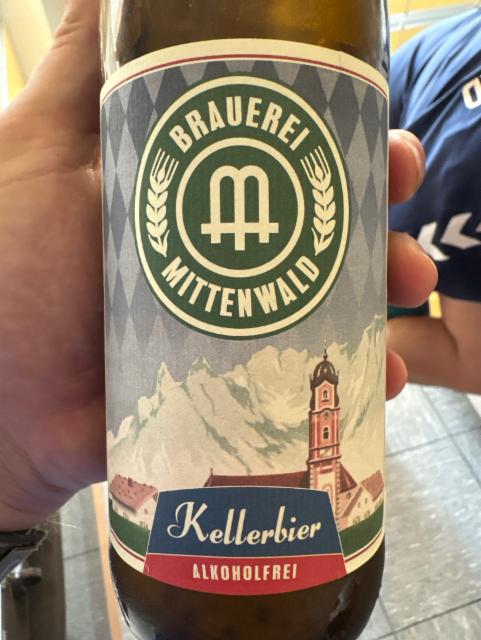 Mittenwald kellerbier alkoholfrei 0.0%, Brauerei Mittenwald, Germany