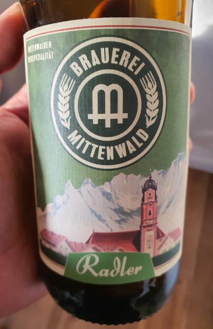 Mittenwalder Radler 2.6%, Brauerei Mittenwald, Germany