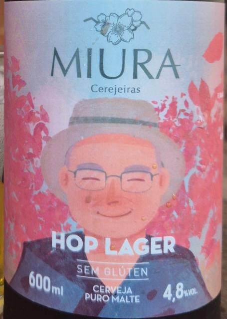 Miura Cerejeiras Hop Lager Sem Gluten 4.8%, Cervejaria Krug Bier, Brazil