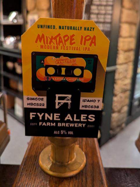 Mixtape IPA 5.0%, Fyne Ales, Scotland