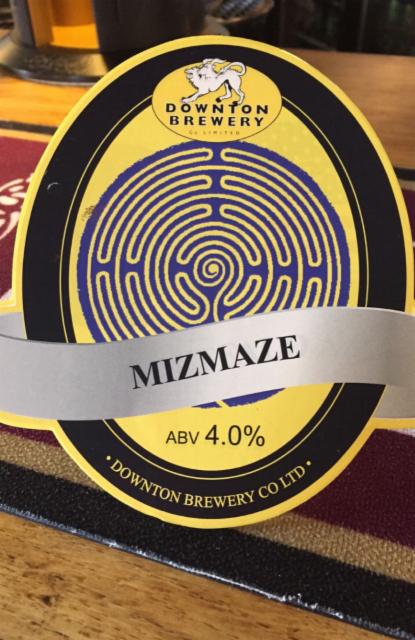 Mizmaze 4.0%, Downton Brewery, England