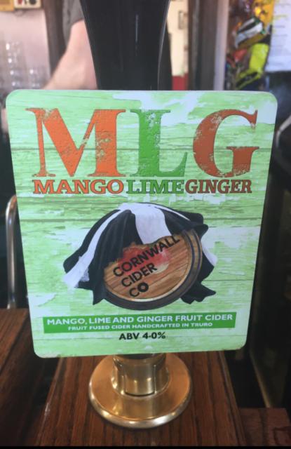 MLG Mango Lime Ginger 4.0%, Cornwall Cider Co, England