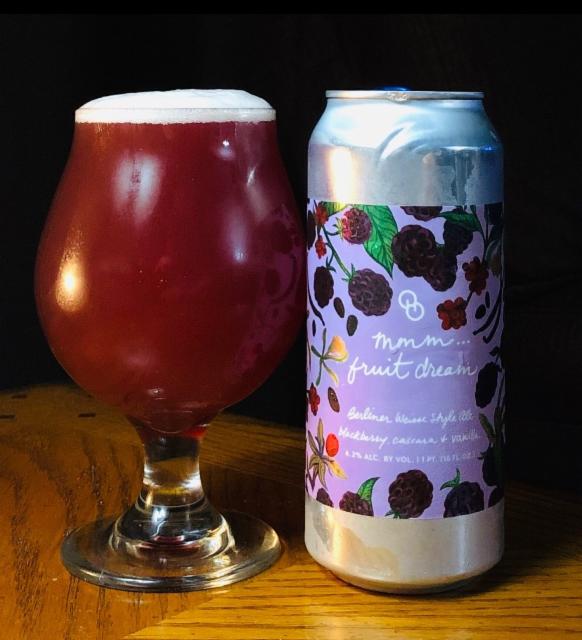 Mmm...Fruit Dream (Blackberry, Cascara, Vanilla) 4.2%, Other Half Brewing Co., United States