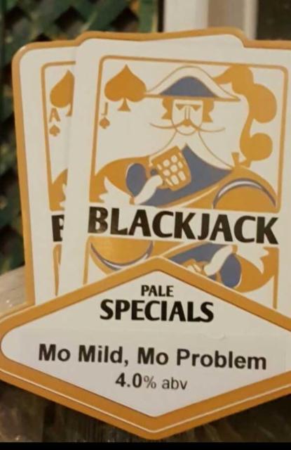 Mo Mild, Mo Problem 4.0%, Blackjack Brewing Company, England