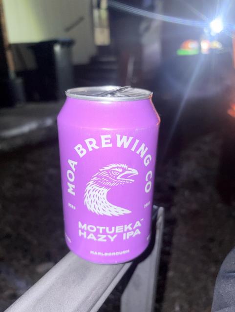 Moa brewing co Motueka hazy ipa, Moa Brewing Co