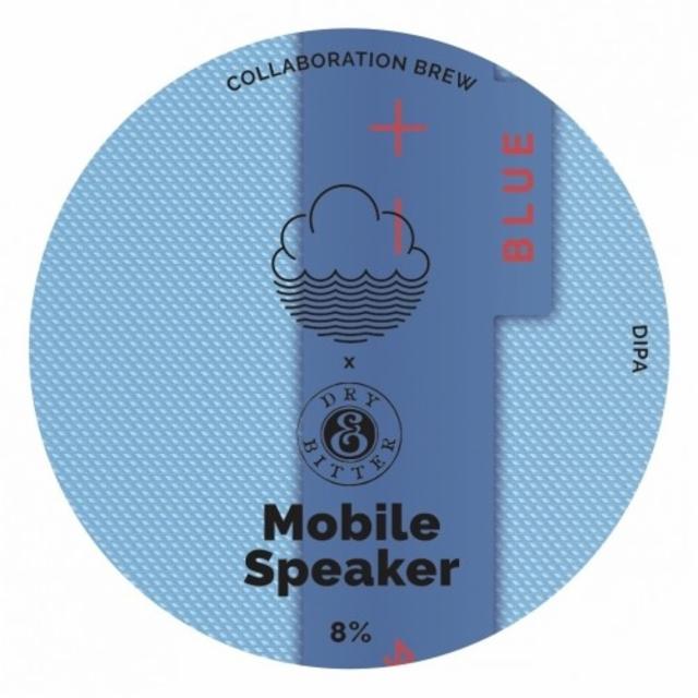 Mobile Speaker Blue 8.0%, Cloudwater Brew Co., England