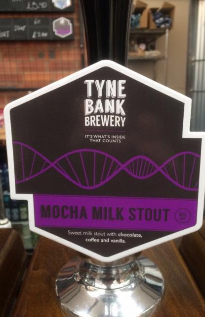Mocha Milk Stout 6.0%, Tyne Bank Brewery, England