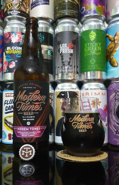 Modem Tones In Bourbon & Apple Brandy Barrels 14.4%, Modern Times Beer, United States
