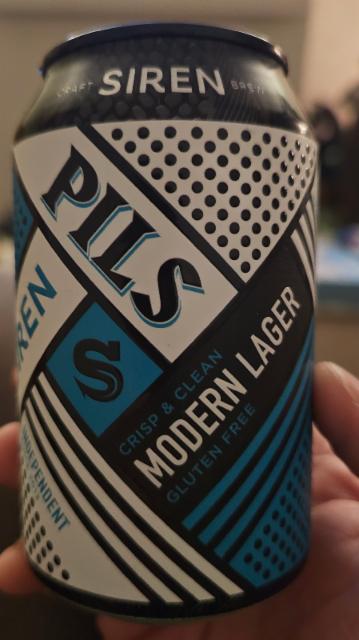 Modern Lager 4.8%, Siren Craft Brew, England