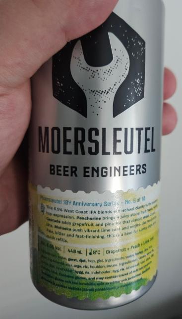 Moersleutel 10 year anniversary series - no. 6 of 10 6.5%, Brouwerij De Moersleutel, Netherlands