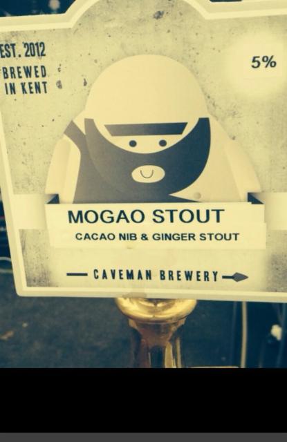 Mogao Stout 5.0%, Caveman Brewery, England