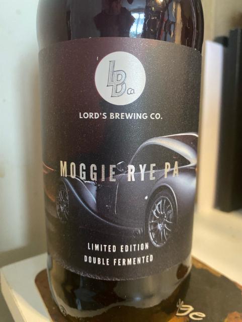 Moggie Rye PA 3.6%, Lord's Brewing Co., England