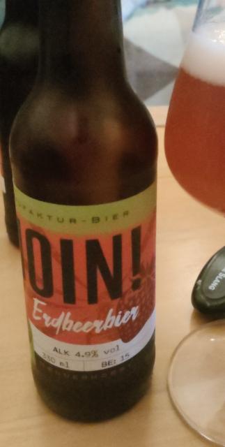 Moin! Erdbeerbier 4.9%, Mænnerhobby-Brauerei, Germany