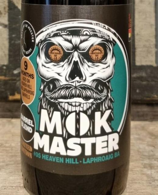 mok master #5 Heaven Hill/laproaig ba 13.0%, Brewery De Meester, Belgium