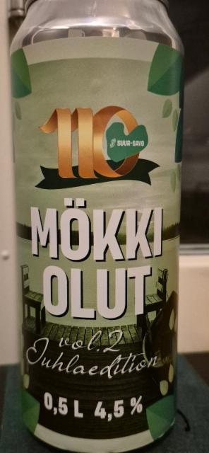 Mökkiolut Vol.2 Juhlaedition 4.5%, Saimaa Brewing Company, Finland
