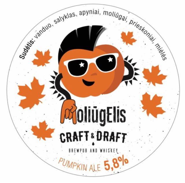 MoliūgElis 5.8%, Craft & Draft Brewpub and Whiskey, Lithuania