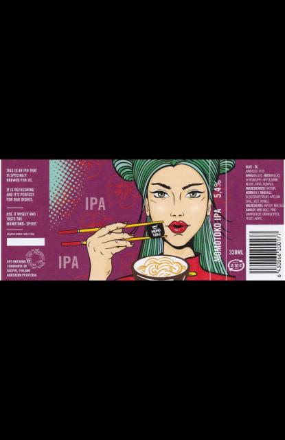 Momotoko IPA 5.4%, RPS Brewing, Finland