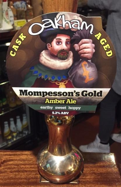 Mompesson's Gold 5.2%, Oakham Ales, England