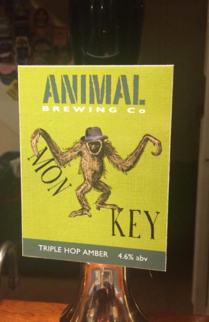 Monkey 4.6%, Animal Brewing Co., England