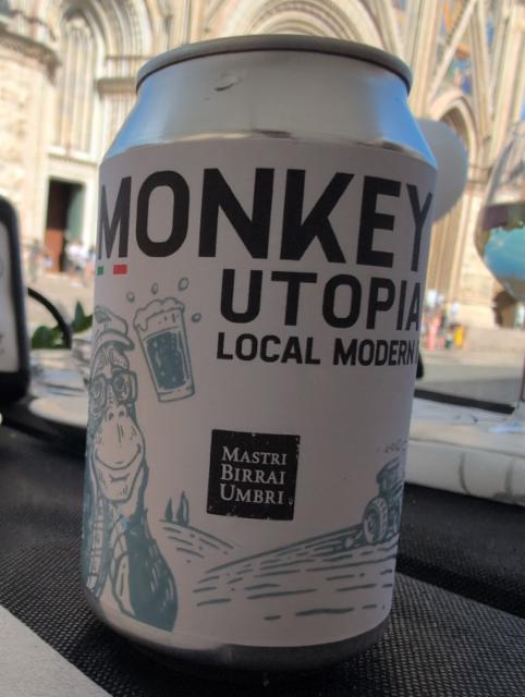 monkey utopia local modern ipa 5.6%, Mastri Birrai Umbri, Italy
