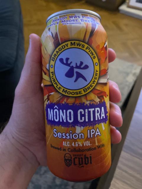 Môno Citra 4.6%, Purple Moose Brewery / Bragdy Mŵs Piws, Wales