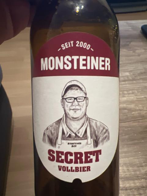 Monsteiner Secret Vollbier 5.0%, Brauerei Biervision Monstein Ag, Switzerland