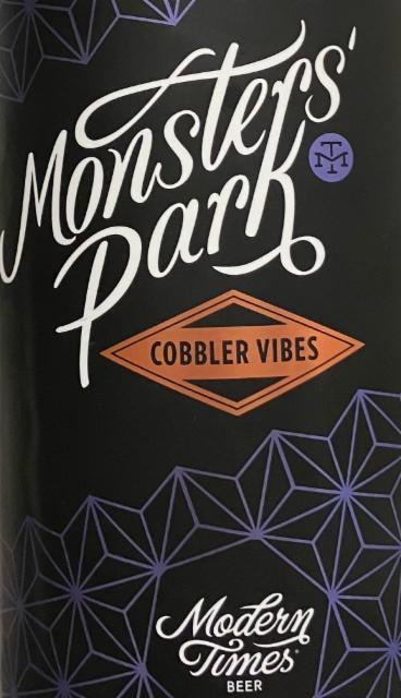 Monsters' Park Aged In Peach Brandy Barrels: Cobbler Vibes 14.7%, Modern Times Beer, United States
