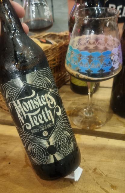 monsters' teeth aged in quadruple flowers barrels 14.2%, Modern Times Beer, United States