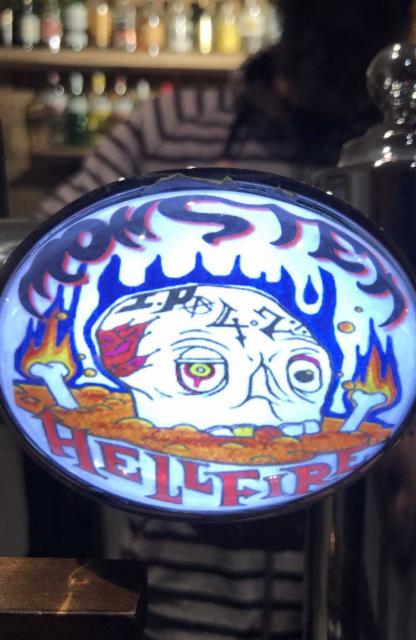 Monstex Hellfire 4.2%, Anstey Ale Brewery, England