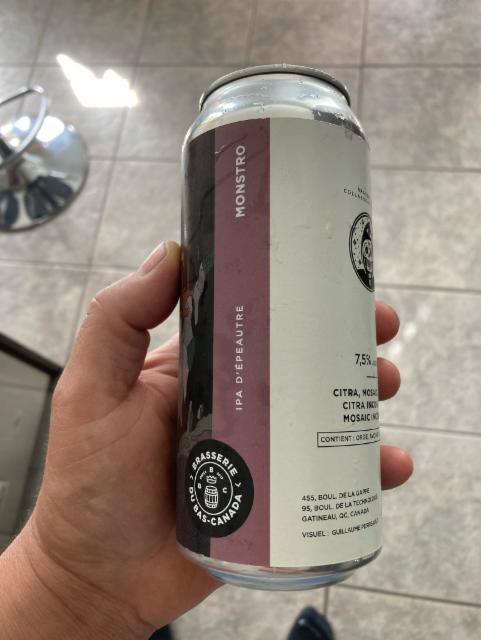 Monstro 7.5%, Brasserie du Bas-Canada, Canada