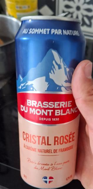 mont blanc crystal rose 4.7%, Brasserie Du Mont Blanc, France
