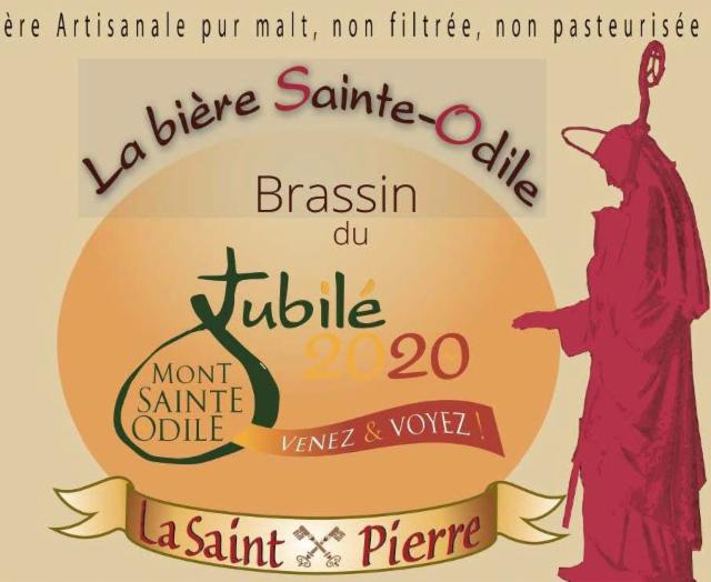 mont saint odile . Brassin du jubilé 5.6%, Brasserie La Saint-Pierre, France