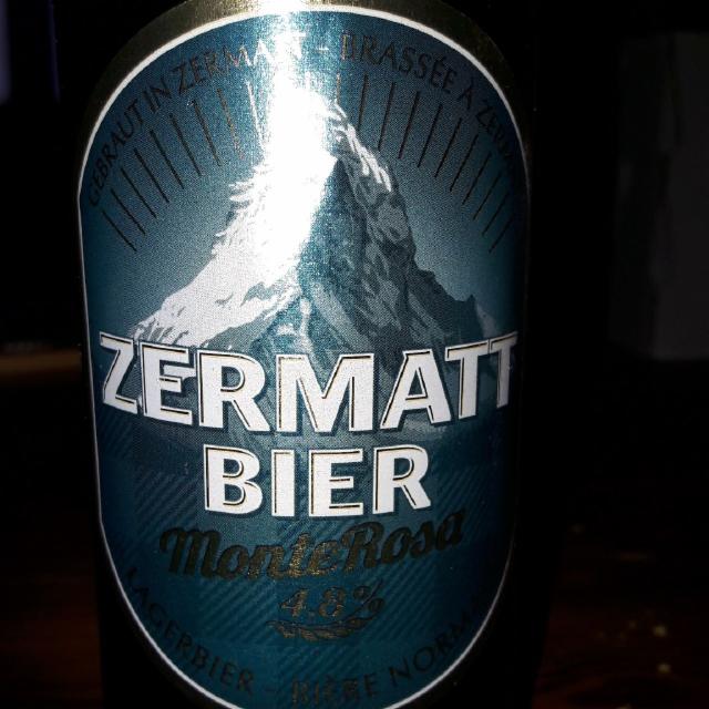 Monte Rosa 4.8%, Zermatt Matterhorn Brauerei, Switzerland
