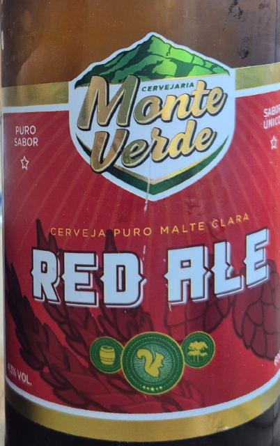 Monte Verde Red Ale 4.3%, Cervejaria Monte Verde Ltda, Brazil