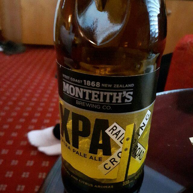 Monteith's XPA 4.8%, Monteiths Brewing Co. (DB Breweries), New Zealand