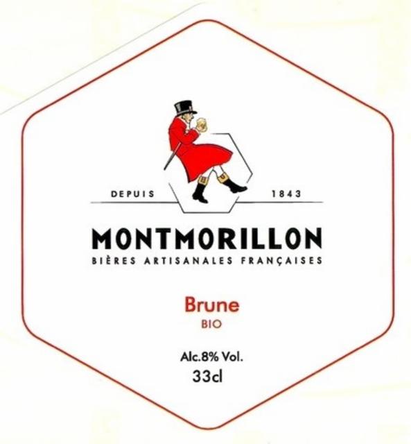 Montmorillon Brune 8.0%, Bières De Montmorillon, France