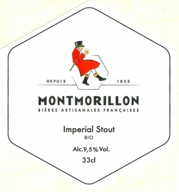 Montmorillon Imperial Stout 9.5%, Bières De Montmorillon, France